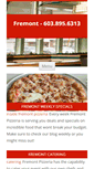 Mobile Screenshot of fremontpizzeria.com